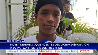 Woman claims DICRIM agents shot her partner in front of their three children