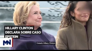 "Mega News" La ex Secretaria de Estado Hillary Clinton declara sobre el caso de Epstein.