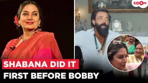 Shabana Azmi REVEALS she did Bobby Deol's VIRAL 'juggling glass' moves from Jamal Kudu song FIRST!