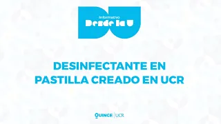 Chemical engineering student formulates tablet-form disinfectant
