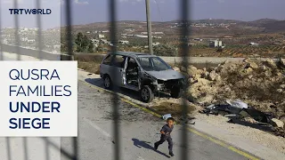 Illegal settlers besiege Palestinians in Qusra for nearly a week
