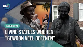 Wijchen Stands Still: living statues in city center || RN7 REGIONAL NEWS