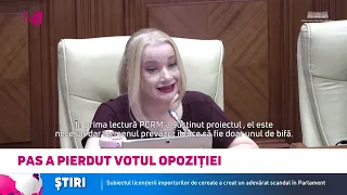 PAS pierde votul opoziției: Scandal în Parlament pe tema licențierii importurilor de cereale