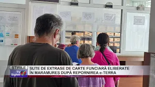 02  SUTE DE EXTRASE DE CARTE FUNCIARĂ ELIBERATE ÎN MARAMUREȘ DUPĂ REPORNIREA e TERRA