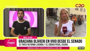 MODO DIRECTO - MÓVIL EN VIVO - SE TRATA REFORMA LABORAL Y EL CÓDIGO PENAL JUVENIL