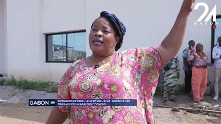 GABON INFRASTRUCTURE: THE HEAD OF STATE INSPECTS WORK AT BAIE DES COCHONS