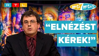 Friderikusz BOCSÁNATKÉRÉSE, és Farkasházy leégett számítógépe | Heti Hetes 3. évad 11. rész
