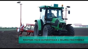 Raspisan poziv za podsticaje u biljnoj proizvodnji