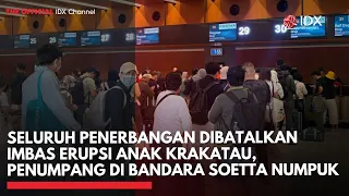 Seluruh Penerbangan Dibatalkan Imbas Erupsi Anak Krakatau, Penumpang di Bandara Soetta Numpuk