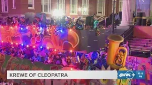 WATCH FULL PARADE: Krewe of Cleopatra rolls in New Orleans