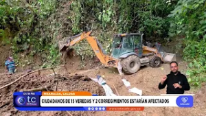 Colapso de puente en Pácora mantiene en alerta a la Gobernación