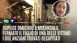 Double murder in Mirandola, son of one of the victims detained: two elderly people found decapitated