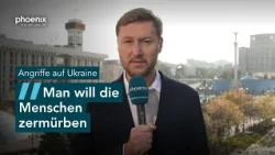 Angriffe auf Ukraine: Niels Bula (phoenix-Reporter) zur aktuellen Lage | 09.10.26