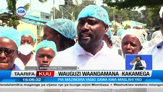 Watumishi wa afya Kakamega waapa kuendelea na mgomo hadi serikali itimize madai yao