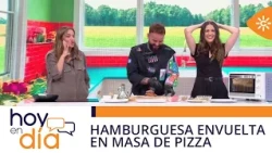 Today | Mariano Serrano’s pizza-dough wrapped burger