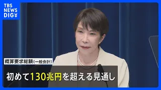 Next Fiscal Year's Budget Requests to Top 130 Trillion Yen for the First Time; Rising Interest Ra...