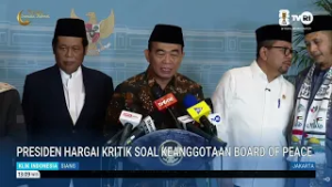 Presiden Prabowo Hargai Kritik Soal Keanggotaan Board Of Peace