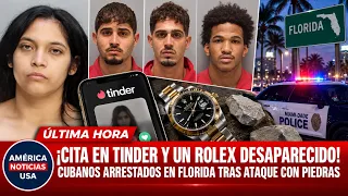 ¡CITA EN TINDER Y UN ROLEX DESAPARECIDO! CUBANOS ARRESTADOS EN FLORIDA TRAS ATAQUE CON PIEDRAS