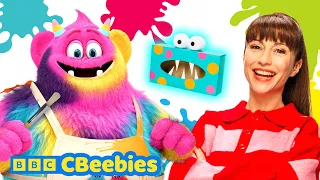 Fun and Silly Crafts for Kids! | Monster Makes | CBeebies 🎨👾