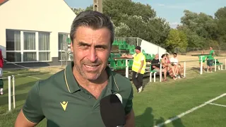 Germán Ferenc -vezetőedző a Pápa elleni Magyar Kupa meccs után