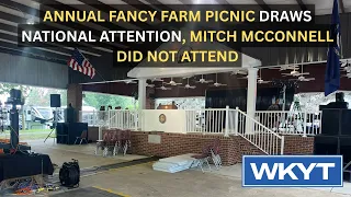 Annual Fancy Farm picnic draws national attention, Mitch Mcconnell did not attend