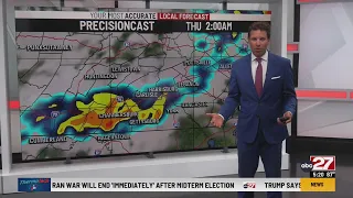 Eric's Wednesday PM forecast update