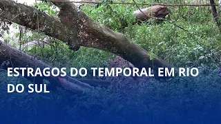 Storm damage in Rio do Sul
