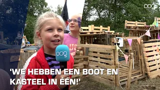 Huttenbouwdorp in Haren