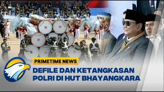 Peragaan Ketangkasan dan Defile Meriahkan HUT Bhayangkara - [Primetime News]