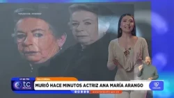 Actress Ana María Arango, an icon of Colombian television and theater, has passed away