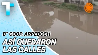 FLOODED streets and CONCERN among residents of ARPEBOCH COOP. Neighborhood after HEAVY rains
