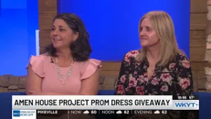 Lisa Zwick and Tabitha Shreffler - Amen House Project Prom Dress Giveaway