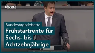 Bundestag, 97. Sitzung: Debatte um die Einführung einer Frühstartrente | 25.09.26