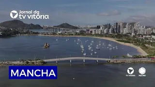 Dark stain in the sea of Vitória causes concern once again