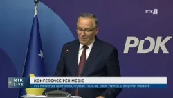 Bedri Hamza jep dorëheqje nga posti i kryetarit të PDK-së  21.10.2026