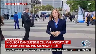 Nicușor Dan delivers the most important foreign policy speech of his term