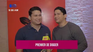 Morning show hosts at the Digger premiere
