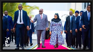 PRESIDENT SAMIA CONGRATULATES DRC PRESIDENT TSHISEKEDI ON RESTORING PEACE | EMPHASIZES TRADE COOP...
