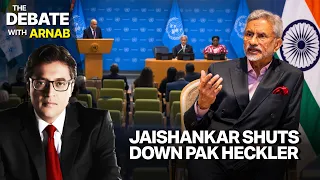 Debate With Arnab: How Jaishankar Shut Down A Pakistani Heckler At UN Forum
