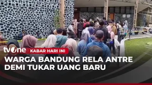 Gor Sapura Dipadati Warga Yang Akan Tukar Uang Baru | Kabar Hari Ini