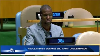 ANGOLAN PRESIDENT CALLS FOR END TO CUBA EMBARGO - nbc