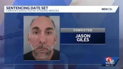 Jason Giles gets new sentencing date after being convicted in staged wrecks scheme