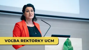 Voľba rektorky UCM