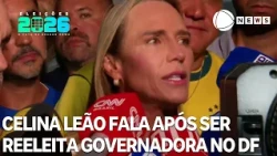 Celina Leão speaks after being re-elected governor of the Federal District