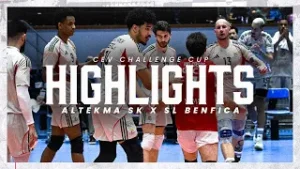 Highlights | Altekma SK 3-2 #VóleiBenfica | CEV Challenge Cup