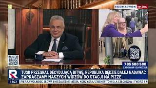 Tusk przegrał decydującą bitwę! Republika będzie dalej nadawać | Gabinet Sakiewicza