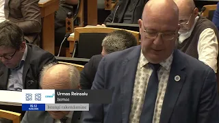 Riigikogu istung, 15.06.2026