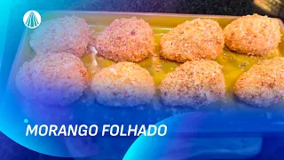 Morango Folhado: uma sobremesa crocante, cremosa e irresistível | Sabor de Vida
