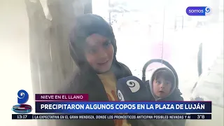 It's snowing in Luján de Cuyo