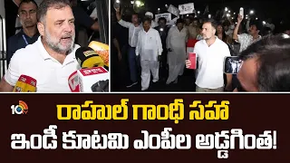 INDI MP's Rally in Delhi |Rahul Gandhi |రాహుల్ గాంధీ సహా ఇండీ కూటమి ఎంపీల అడ్డగింత! |Cockroach Party